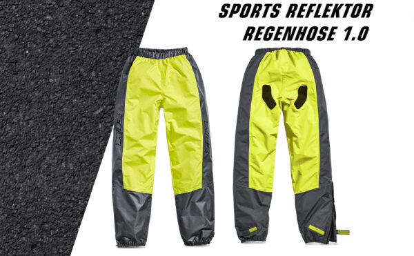 FLM Sports Reflektor Spodnie przeciwdeszczowe
